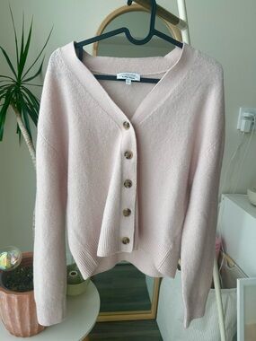 & Other Stories Wool Blend Pink Cardigan